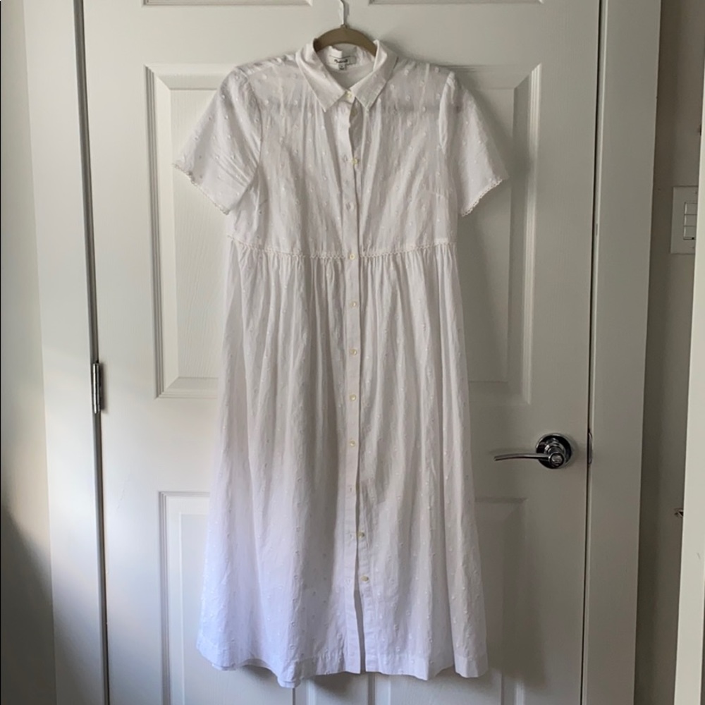 White maxi dress